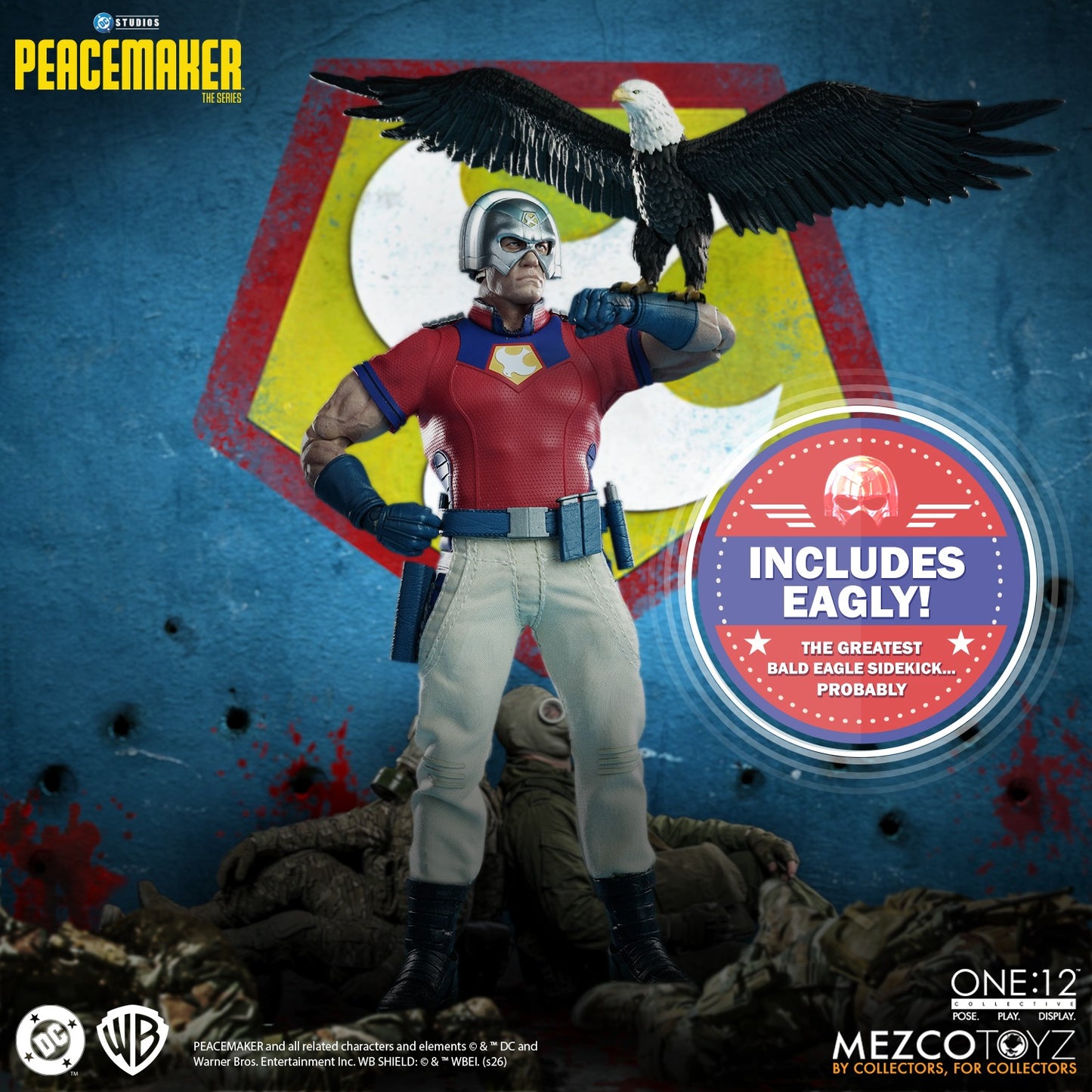 (Pre-order) Mezco One:12 Collective Peacemaker 1:12 Scale Action Figure