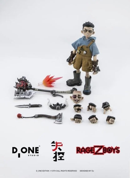 D ONE STUDIOS RAGE Z-BOYS Tooth Kid Normal Ver. 1/12 Scale Action Figure