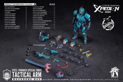 (Pre-order) Xpedion Steel Thunder Special Force Tactical Arm Deluxe Edition 1/12 Scale Action Figure