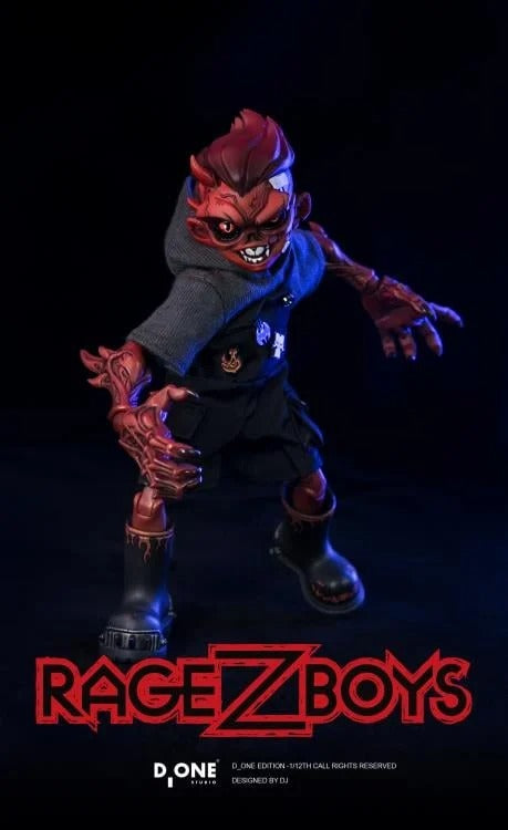 D_ONE STUDIO RAGE-ZBOYS Series – Yazai (Tooth Boy) 1/12 Scale Action Figure Out-of-Control Edition
