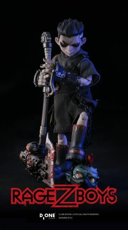 D_ONE STUDIO RAGE-ZBOYS Series – Yazai (Tooth Boy) 1/12 Scale Action Figure Out-of-Control Edition