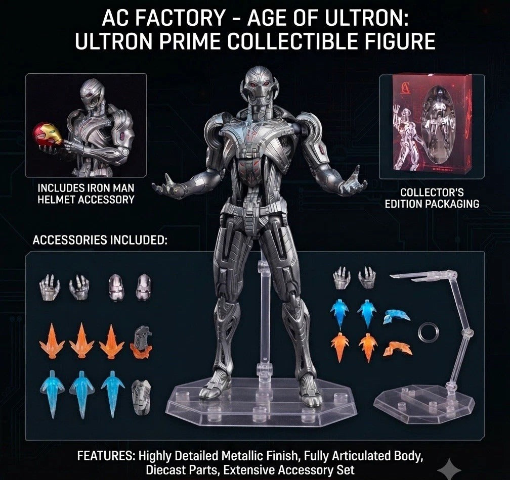 AC Toys Ultron 1/12 Scale Action Figure (Reissue Version)