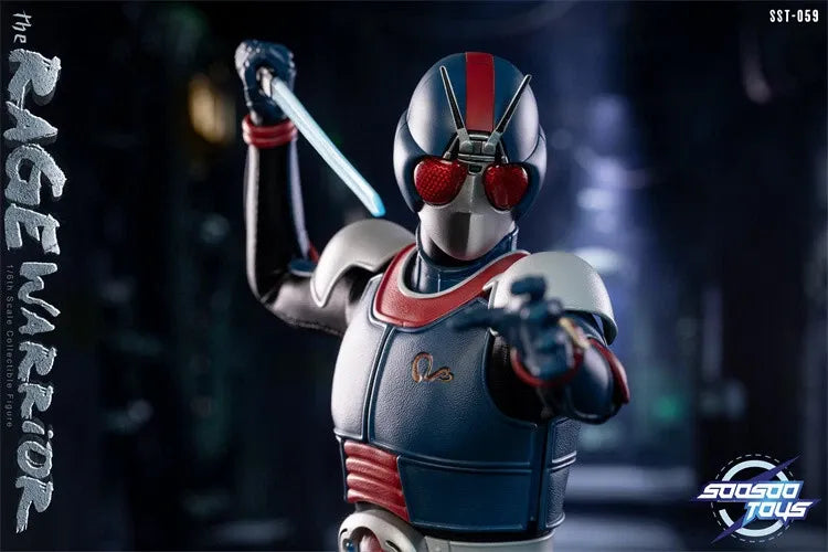 Soosootoys SST-059 1/6 Masked Rider Rage Warrior RX Action Figure