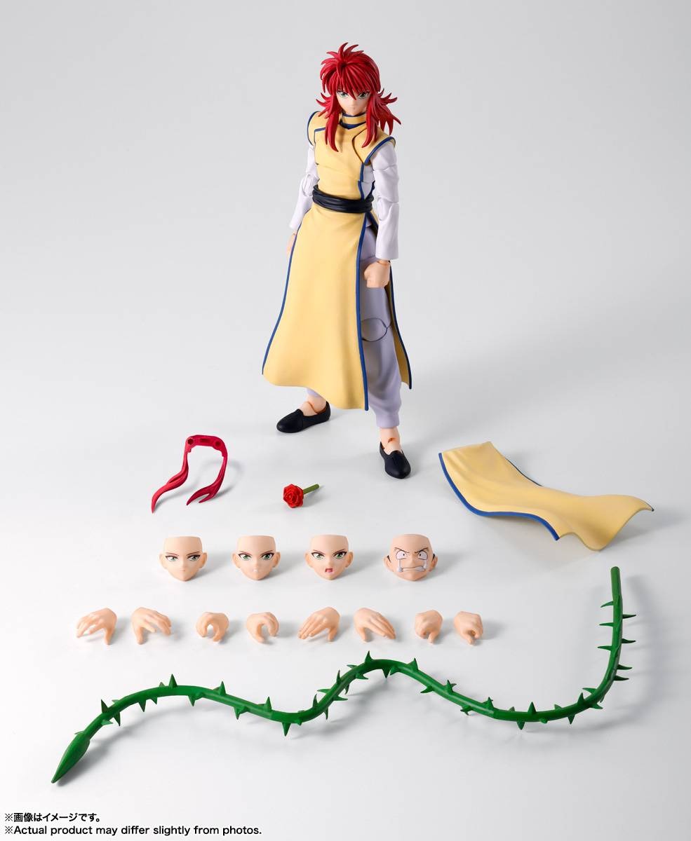 S.H.FIGUARTS Yu Yu Hakusho Kurama with Bonus Action Figure