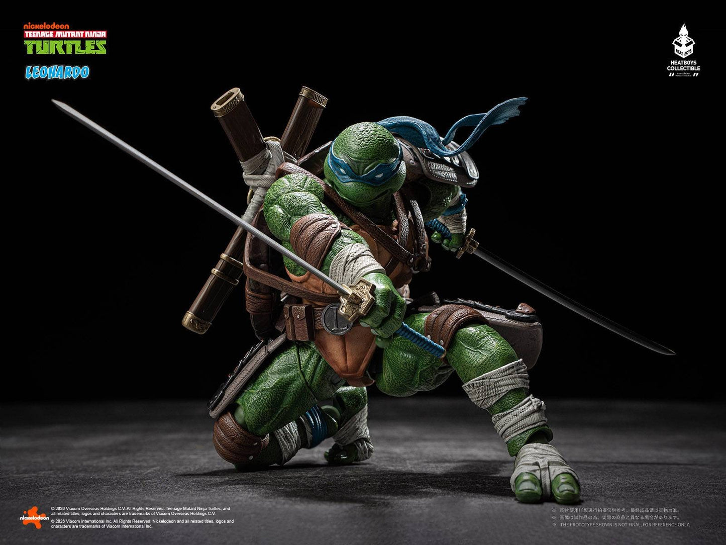 Heatboys  Teenage Mutant Ninja Turtles Leonardo DX 1/9 Action Figure With Bonus