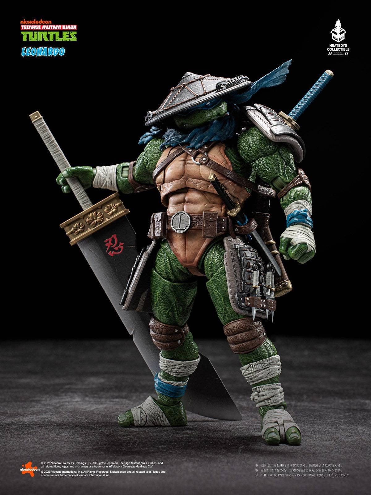 Heatboys  Teenage Mutant Ninja Turtles Leonardo DX 1/9 Action Figure With Bonus