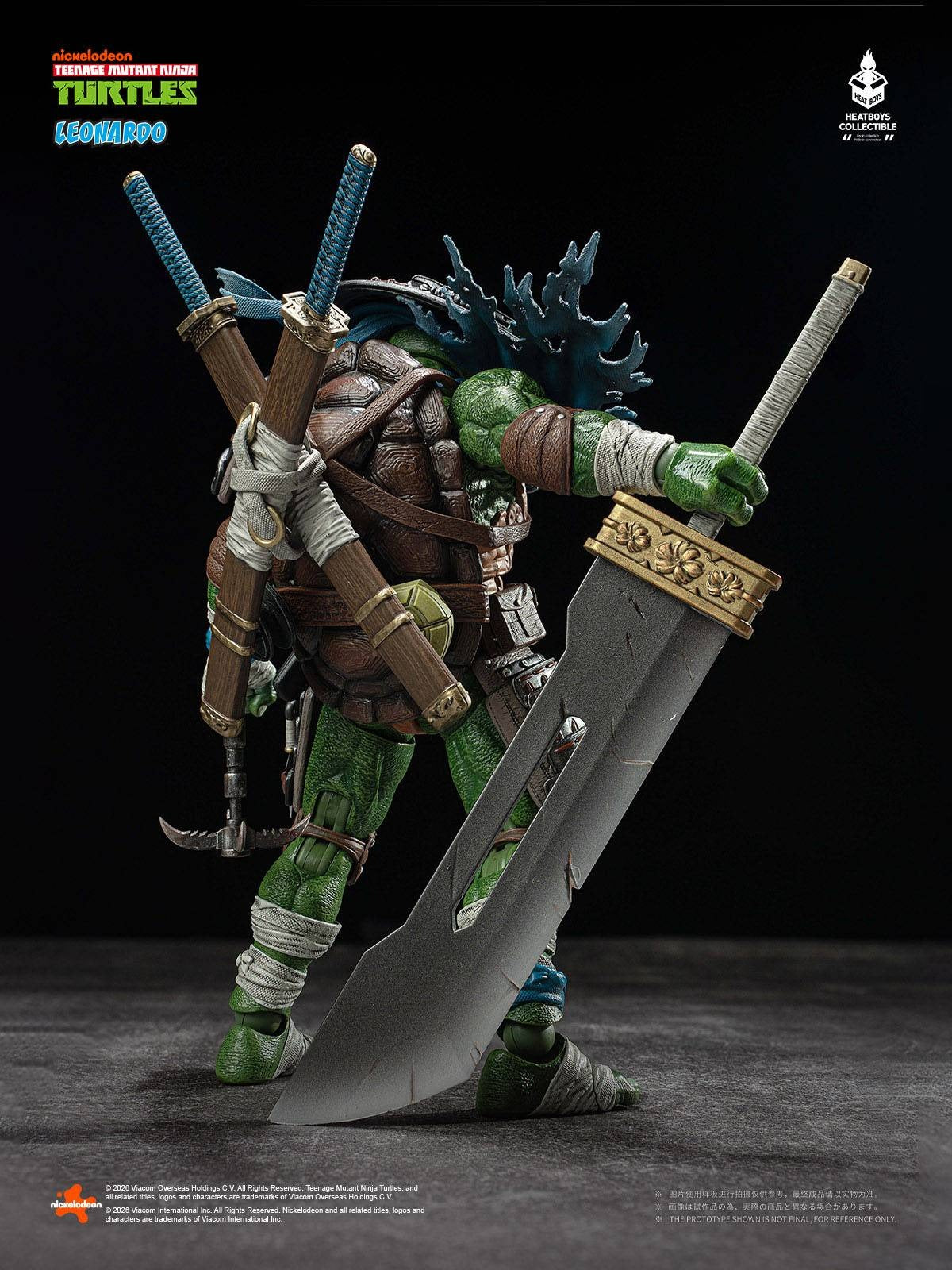 Heatboys  Teenage Mutant Ninja Turtles Leonardo DX 1/9 Action Figure With Bonus
