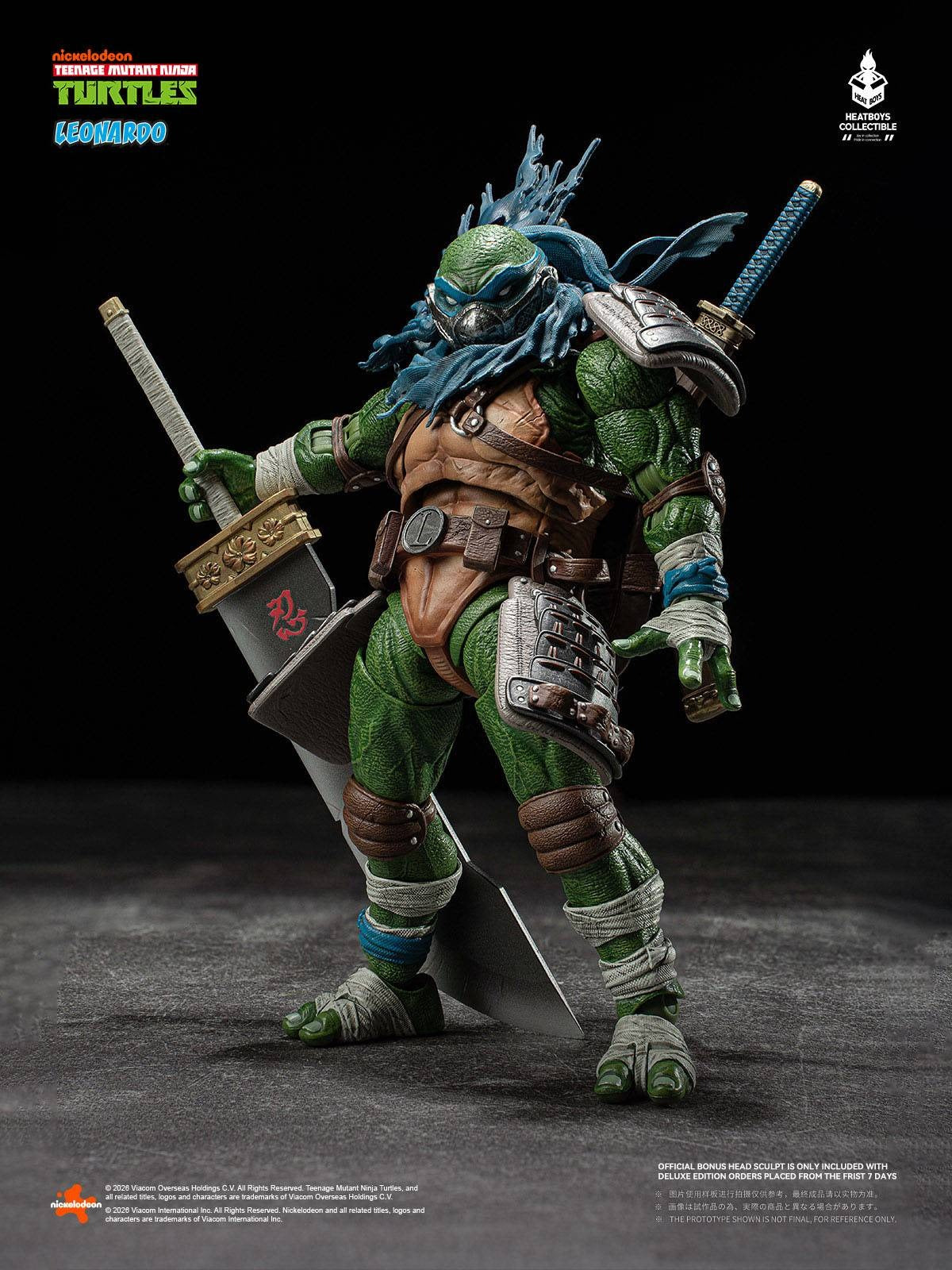 Heatboys  Teenage Mutant Ninja Turtles Leonardo DX 1/9 Action Figure With Bonus