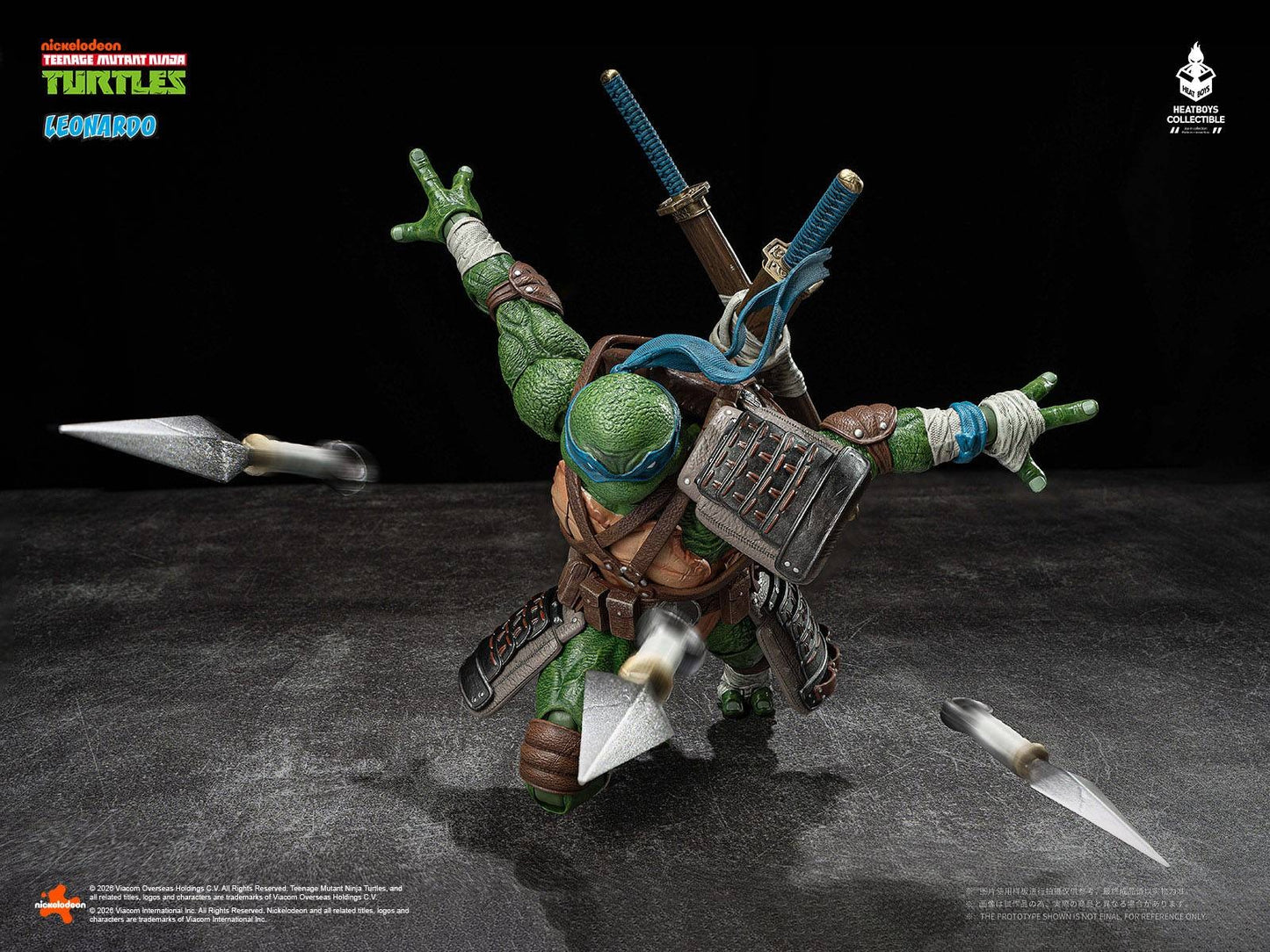 Heatboys  Teenage Mutant Ninja Turtles Leonardo DX 1/9 Action Figure With Bonus