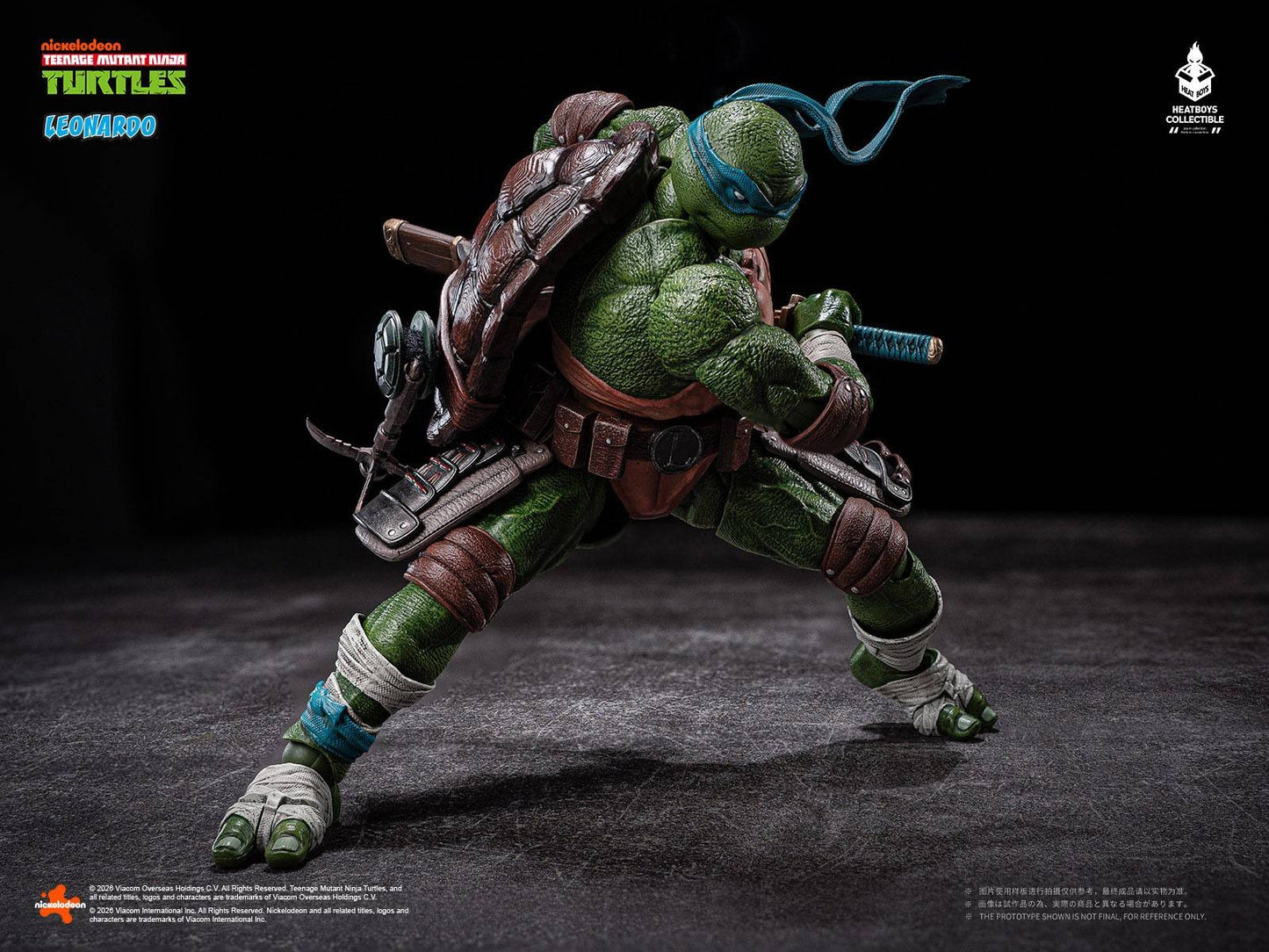 Heatboys  Teenage Mutant Ninja Turtles Leonardo DX 1/9 Action Figure With Bonus
