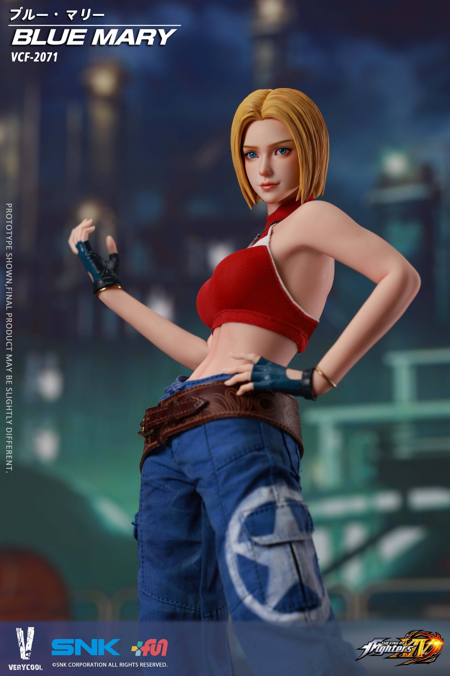 (Pre-order) VERYCOOL The King of Fighters XIV – Blue Mary 1/6 Scale Action Figure