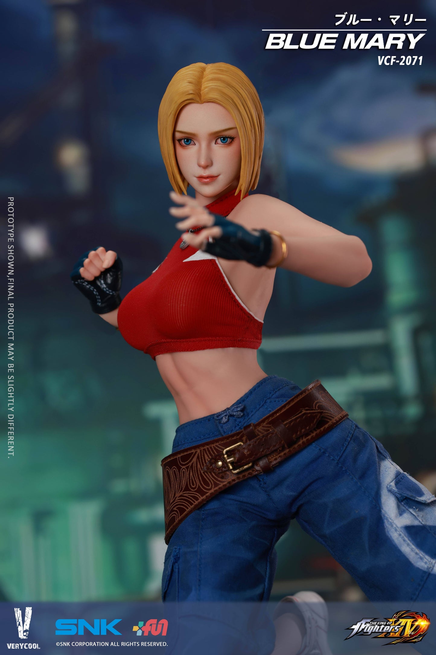 (Pre-order) VERYCOOL The King of Fighters XIV – Blue Mary 1/6 Scale Action Figure