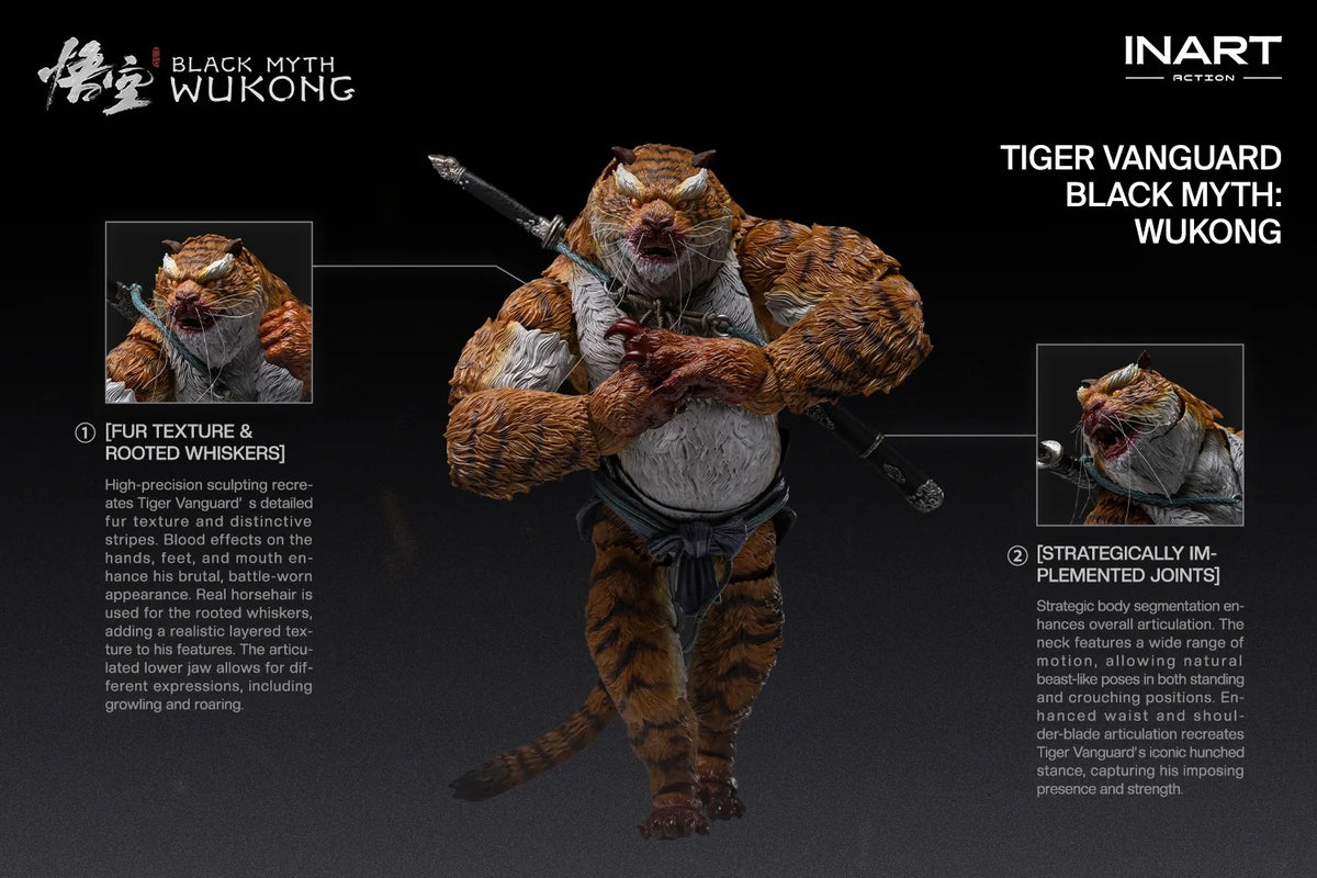 (Pre-order) INART Black Myth: Wukong - Tiger Vanguard 1/12 Scale Action Figure