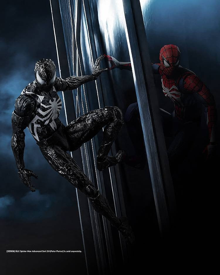 (Pre-order) threezero DLX Marvel's Spider-Man 2 - Spider-Man Symbiote Suit (Peter Parker) 1/12 Scale Action Figure