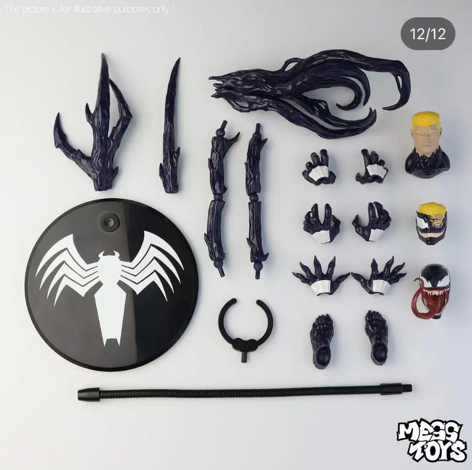 Messtoys Venom Deadly Neighbor 1/12 Scale Action Figure