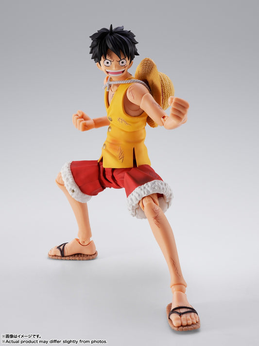 Bandai S.H.Figuarts One Piece Monkey D. Luffy - Marineford Ver. 1/12 Action Figure