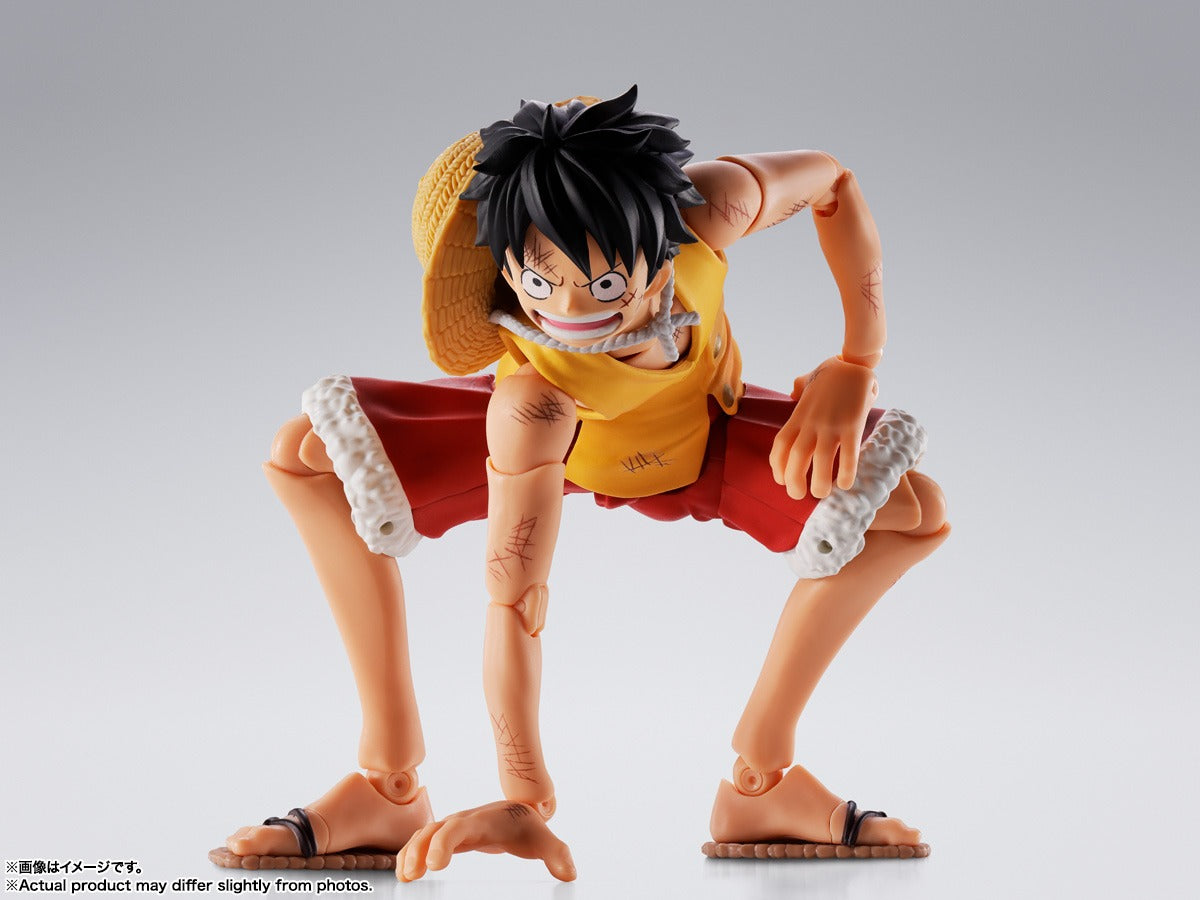 Bandai S.H.Figuarts One Piece Monkey D. Luffy - Marineford Ver. 1/12 Action Figure