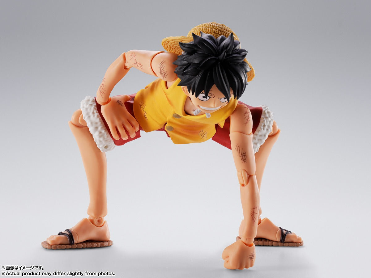 Bandai S.H.Figuarts One Piece Monkey D. Luffy - Marineford Ver. 1/12 Action Figure
