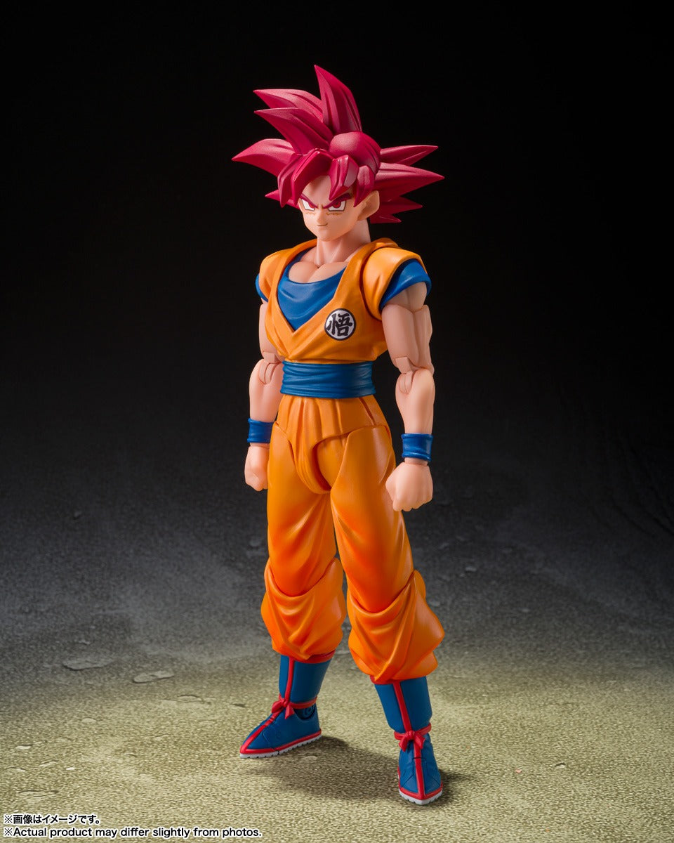 S.H.FIGUARTS: Dragon Ball Super - Super Saiyan God Son Goku (God Aura) Action Figure