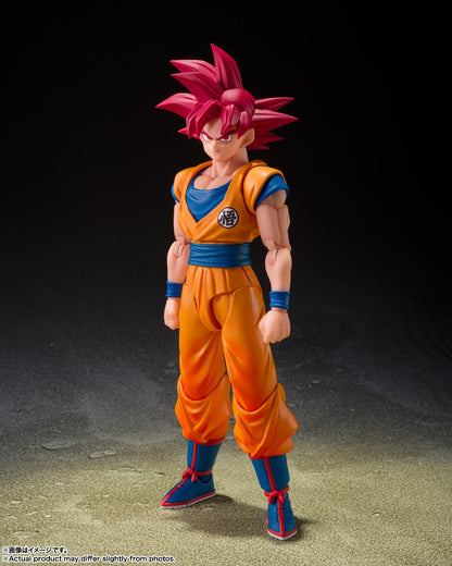 S.H.FIGUARTS: Dragon Ball Super - Super Saiyan God Son Goku (God Aura) Action Figure