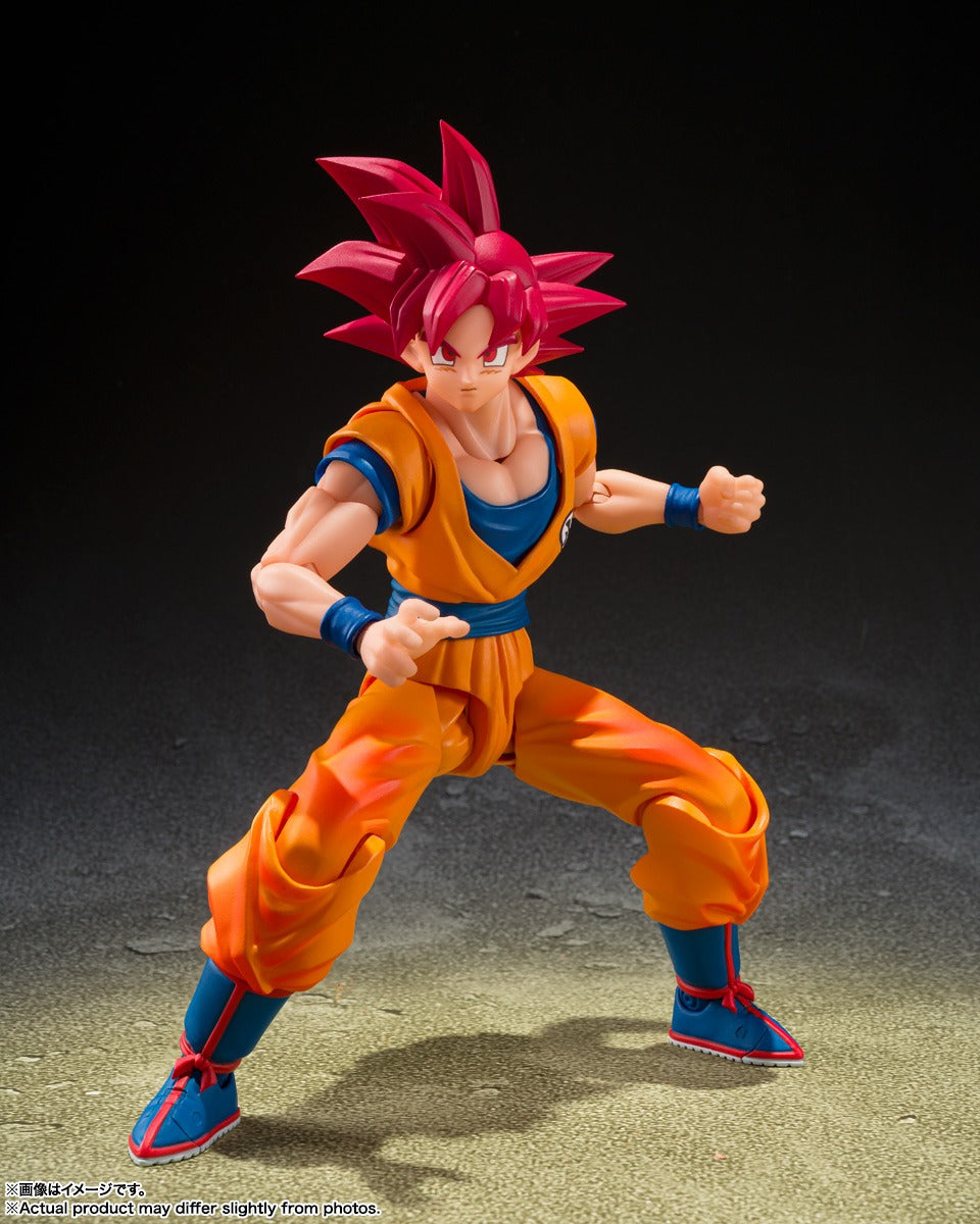 S.H.FIGUARTS: Dragon Ball Super - Super Saiyan God Son Goku (God Aura) Action Figure