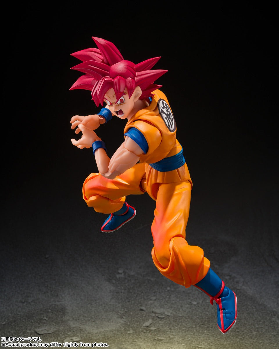 S.H.FIGUARTS: Dragon Ball Super - Super Saiyan God Son Goku (God Aura) Action Figure