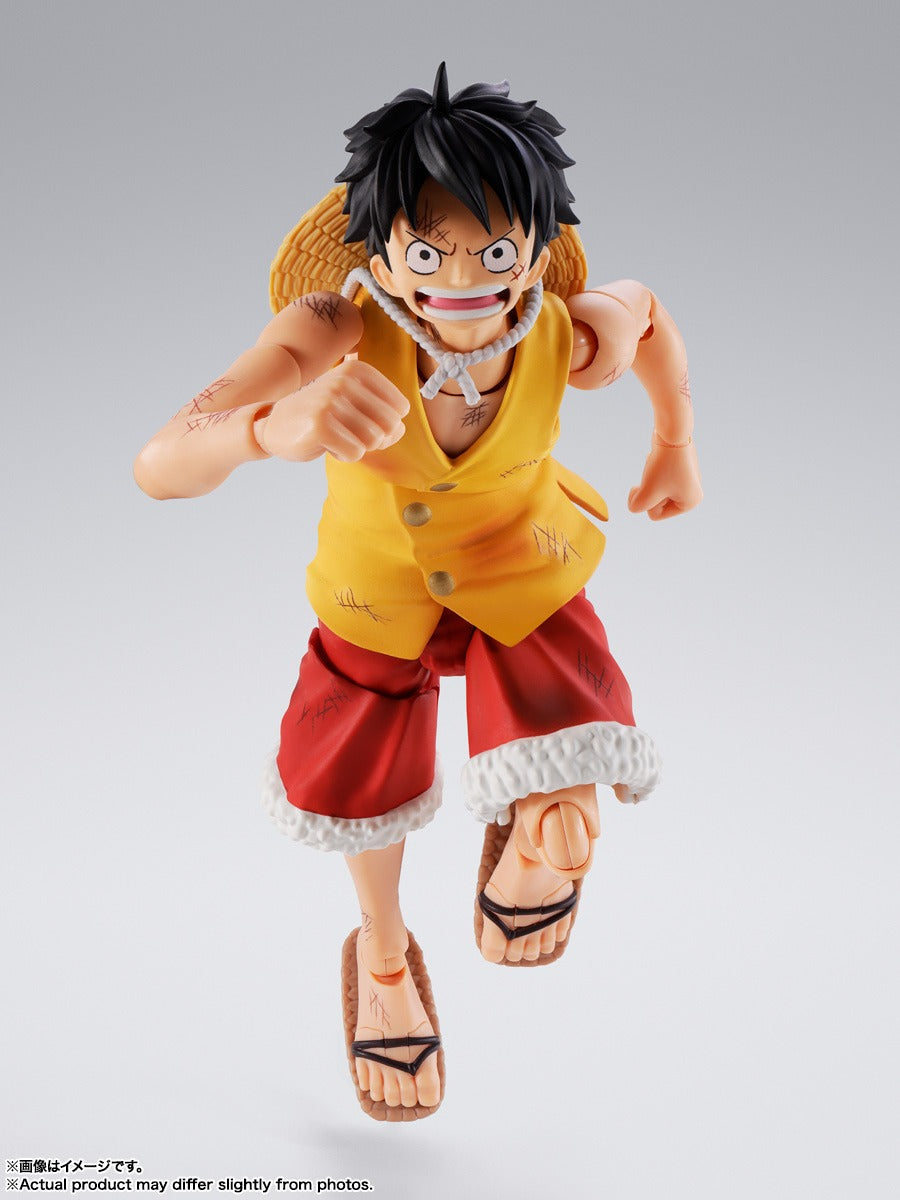 Bandai S.H.Figuarts One Piece Monkey D. Luffy - Marineford Ver. 1/12 Action Figure