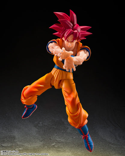 S.H.FIGUARTS: Dragon Ball Super - Super Saiyan God Son Goku (God Aura) Action Figure