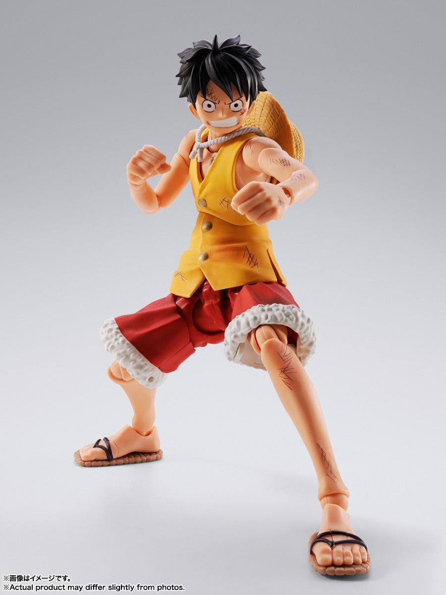 Bandai S.H.Figuarts One Piece Monkey D. Luffy - Marineford Ver. 1/12 Action Figure