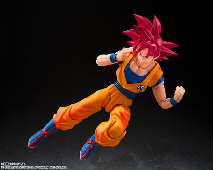 S.H.FIGUARTS: Dragon Ball Super - Super Saiyan God Son Goku (God Aura) Action Figure