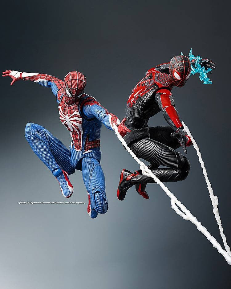 (Pre-order) threezero DLX Marvel's Spider-Man 2 - Spider-Man (Miles Morales) Upgraded Suit Version 1/12 Scale Action Figure