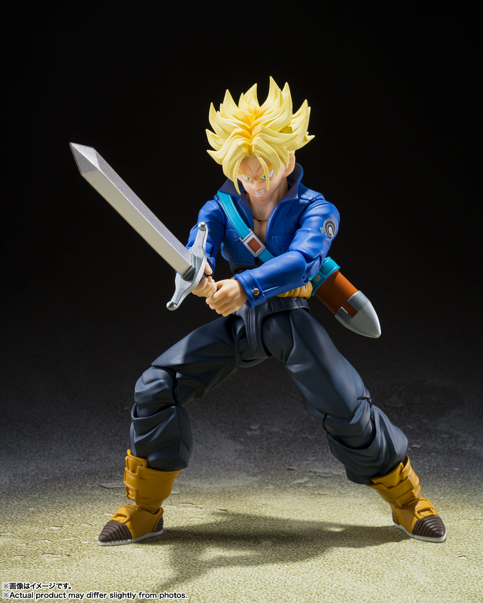 Bandai S.H.Figuarts Dragon Ball Z Super Saiyan Trunks Boy from the Future (Reissue) 1/12 Action Figure