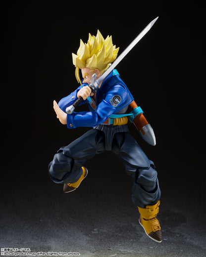 Bandai S.H.Figuarts Dragon Ball Z Super Saiyan Trunks Boy from the Future (Reissue) 1/12 Action Figure