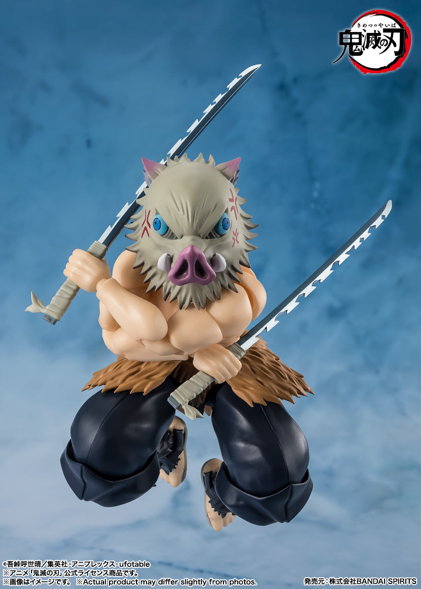 S.H.Figuarts Inosuke Hashibira Demon Slayer 1/12 action figure Bandai Spirits