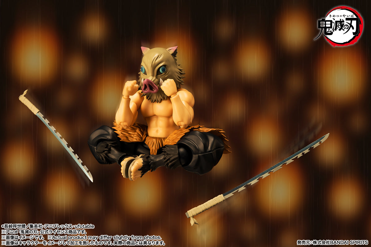 (Pre-order)Bandai S.H.Figuarts Demon Slayer - Inosuke Hashibira 1/12 Action Figure