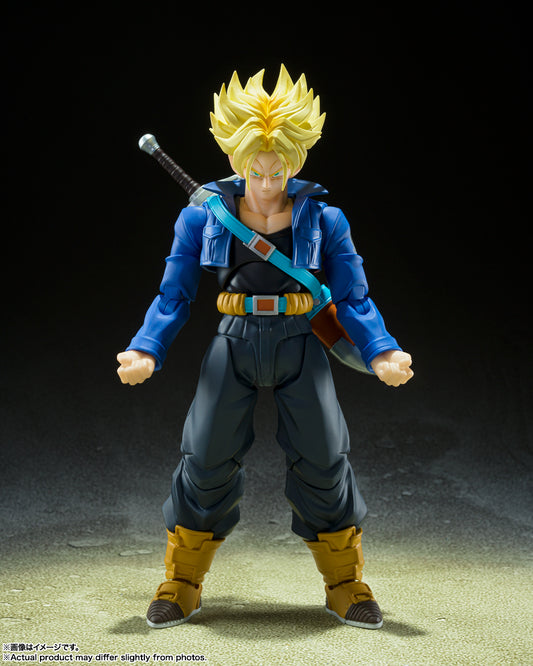Bandai S.H.Figuarts Dragon Ball Z Super Saiyan Trunks Boy from the Future (Reissue) 1/12 Action Figure