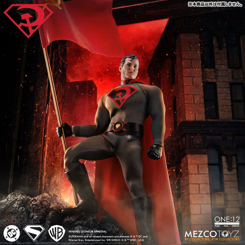 (Pre-order) Mezco One:12 Collective Superman Red Son Edition 1/12 Scale Action Figure