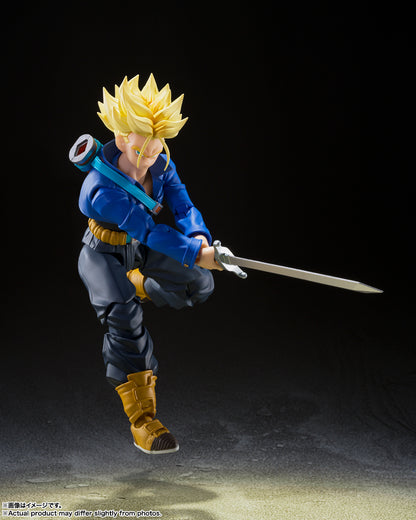 Bandai S.H.Figuarts Dragon Ball Z Super Saiyan Trunks Boy from the Future (Reissue) 1/12 Action Figure