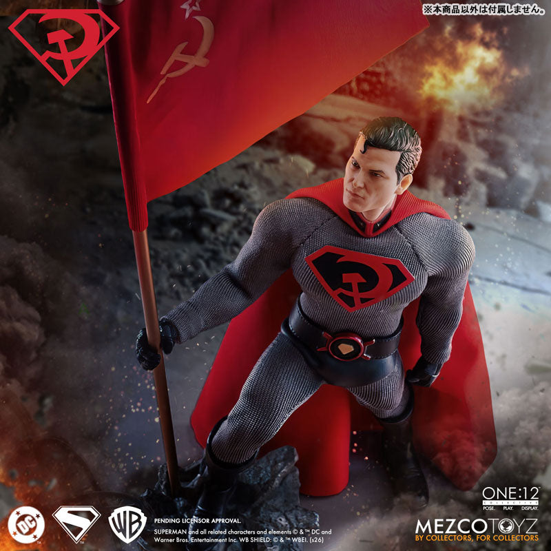 (Pre-order) Mezco One:12 Collective Superman Red Son Edition 1/12 Scale Action Figure