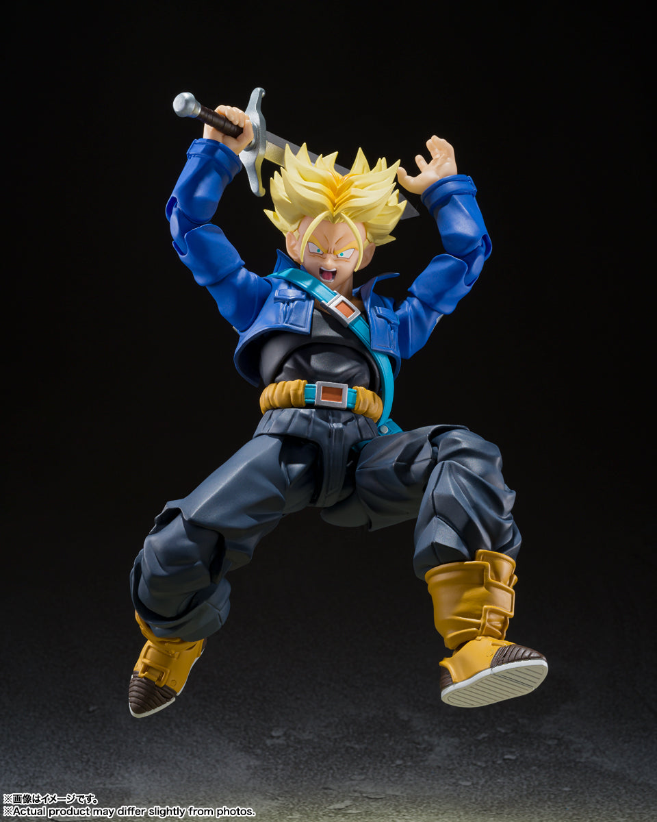 Bandai S.H.Figuarts Dragon Ball Z Super Saiyan Trunks Boy from the Future (Reissue) 1/12 Action Figure