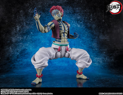 S.H.Figuarts Akaza Demon Slayer Reissue 1/12 scale action figure Bandai Spirits