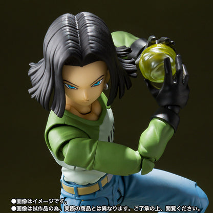 Bandai Dragon Ball Super S.H.Figuarts Android 17 Universe Survival Saga 1/12 Action Figure