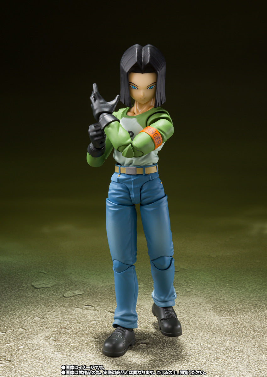 Bandai Dragon Ball Super S.H.Figuarts Android 17 Universe Survival Saga 1/12 Action Figure