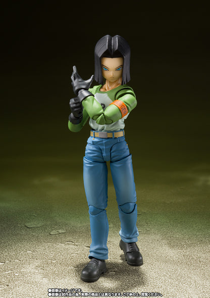 Bandai Dragon Ball Super S.H.Figuarts Android 17 Universe Survival Saga 1/12 Action Figure