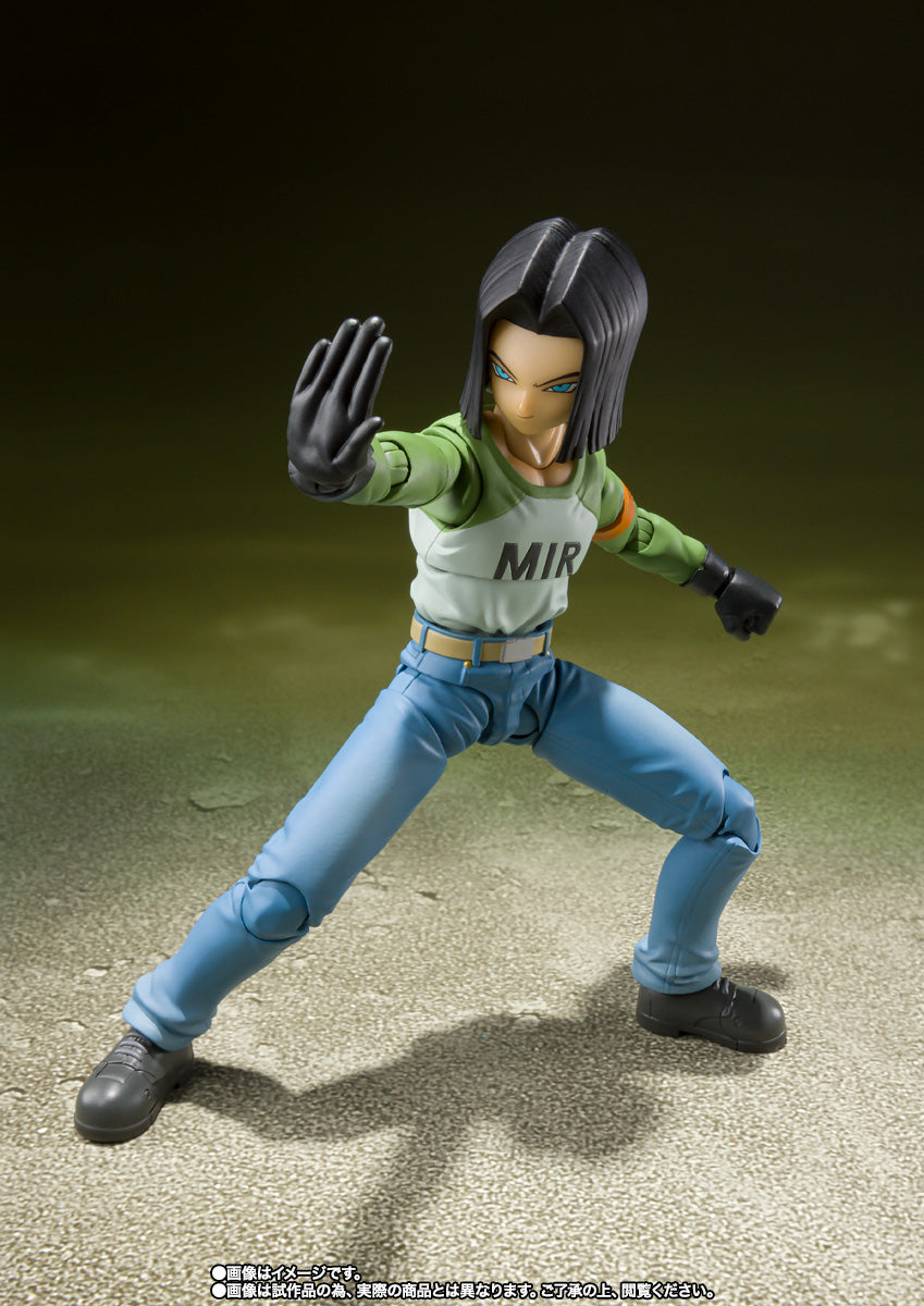 Bandai SHF Dragon Ball Super S.H.Figuarts Android 17 (Universe Survival Saga) 1/12 Action Figure