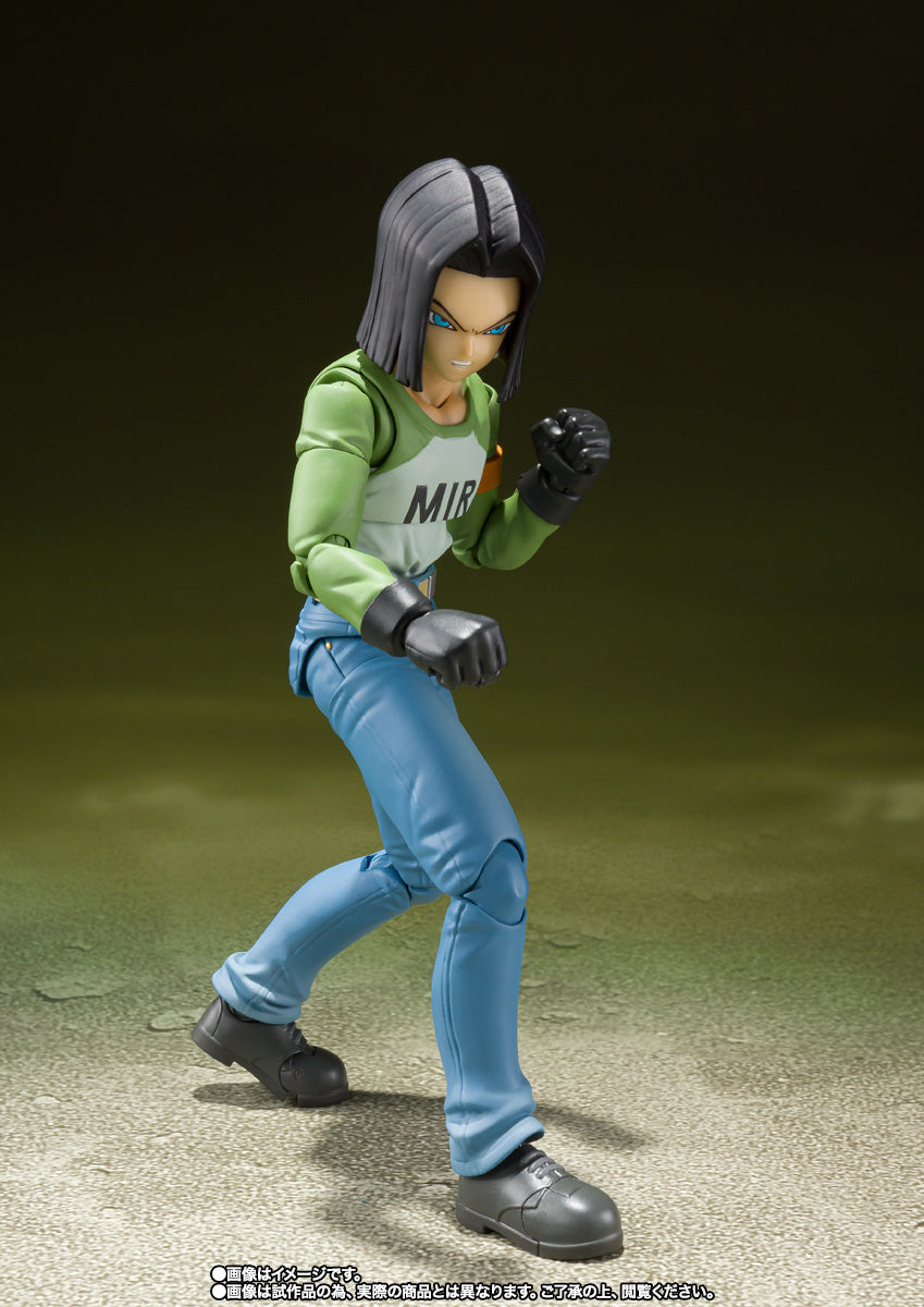 Bandai SHF Dragon Ball Super S.H.Figuarts Android 17 (Universe Survival Saga) 1/12 Action Figure