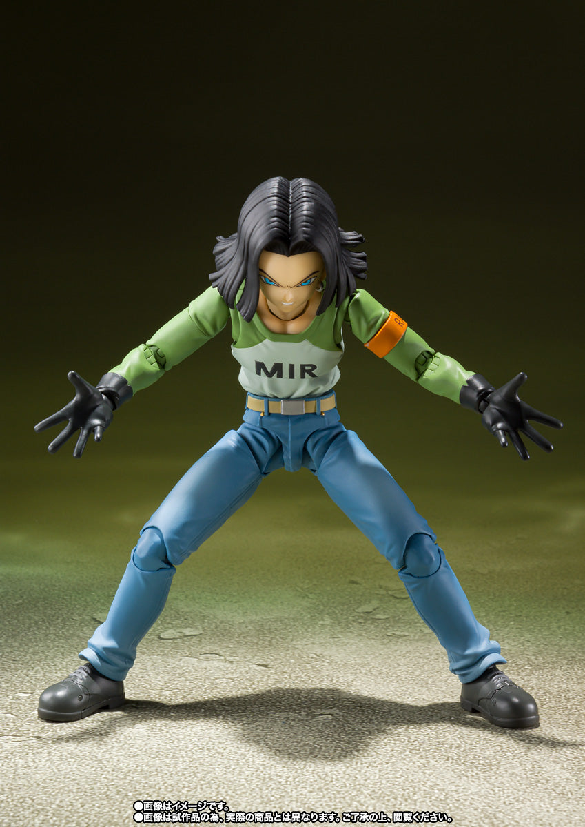 Bandai SHF Dragon Ball Super S.H.Figuarts Android 17 (Universe Survival Saga) 1/12 Action Figure