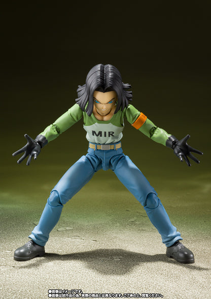 Bandai SHF Dragon Ball Super S.H.Figuarts Android 17 (Universe Survival Saga) 1/12 Action Figure