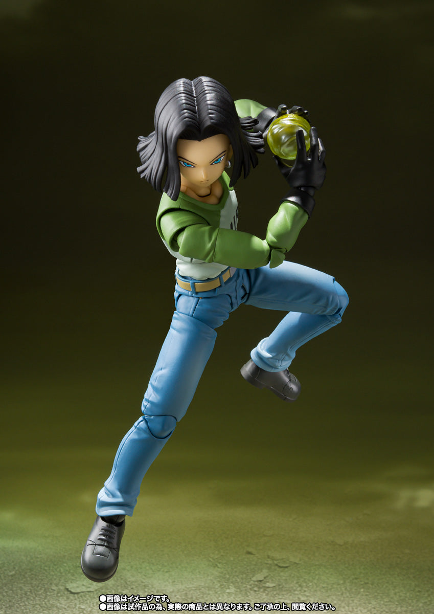 Bandai SHF Dragon Ball Super S.H.Figuarts Android 17 (Universe Survival Saga) 1/12 Action Figure