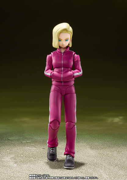 Bandai Dragon Ball S.H.Figuarts Android 18 Universe Survival Saga 1/12 Action Figure
